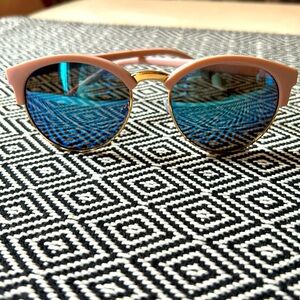 Pink and blue sunglasses